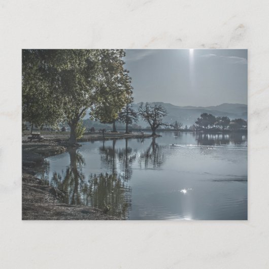 Briefkaart van het meer 2 (Voorkant)