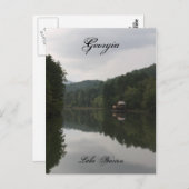 Briefkaart van het meer Burton (Voorkant / Achterkant)