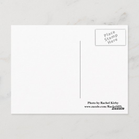 Briefkaart van het meer Burton (Achterkant)