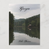 Briefkaart van het meer Burton (Voorkant)