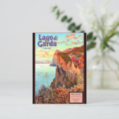 Briefkaart van het meer Garda (Staand voorkant)