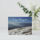 Briefkaart van het meer Maggiore (Staand voorkant)