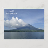 Briefkaart van het meer Nicaragua (Voorkant)