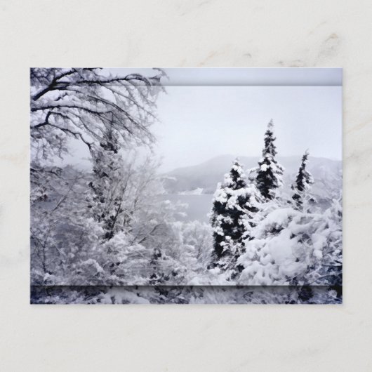 Briefkaart van het meer Nojiri (Voorkant)