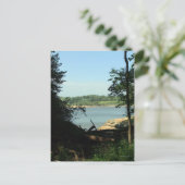 Briefkaart van het meer van Coralville (Staand voorkant)