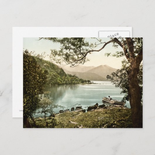Briefkaart van het meer van Innisfall Killarney Ie (Voorkant / Achterkant)
