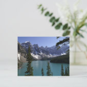 Briefkaart van het meer van Moraine (Staand voorkant)