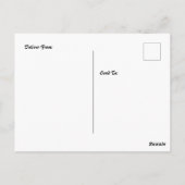 Briefkaart van het meer van Ranu Kumbolo in Indone (Achterkant)