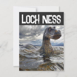 BRIEFKAART VAN HET MONSTER VAN LOCH NESS