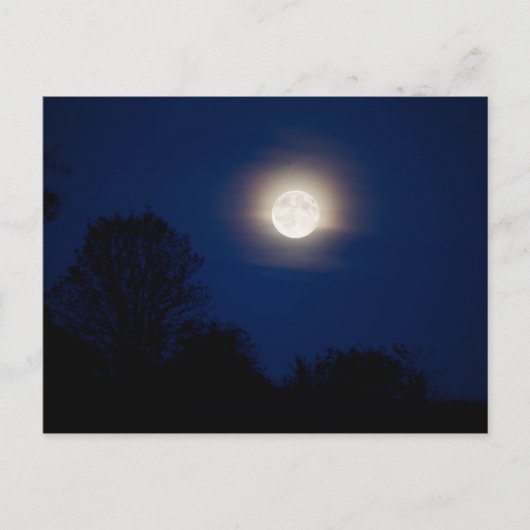 briefkaart van het moonlight landschap (Voorkant)