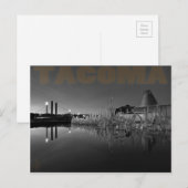 Briefkaart van het Museumdistrict Tacoma (Voorkant / Achterkant)