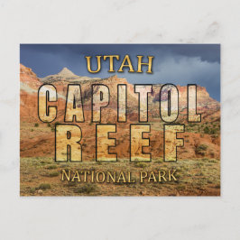Briefkaart van het nationaal park Capitol Reef