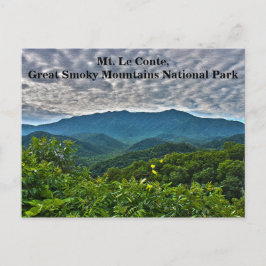 Briefkaart van het Nationaal Park LeConte Smoky Mo