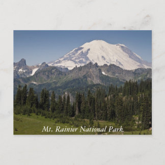 Briefkaart van het nationaal park Rainier