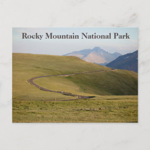 Briefkaart van het nationaal park Trail Ridge Rock