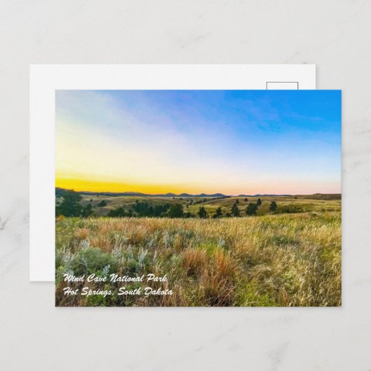 Briefkaart van het Nationaal Park van de Windgrot (Voorkant / Achterkant)