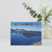 Briefkaart van het Nationaal Park van het meer van (Staand voorkant)