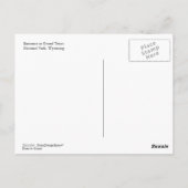 Briefkaart van het nationale park Grand Teton (Achterkant)