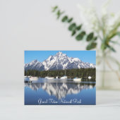 Briefkaart van het nationale park Grand Teton (Staand voorkant)