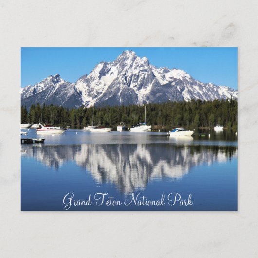 Briefkaart van het nationale park Grand Teton (Voorkant)