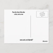 Briefkaart van het nationale park Rocky Mountain (Achterkant)