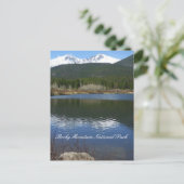 Briefkaart van het nationale park Rocky Mountain (Staand voorkant)