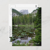 Briefkaart van het nationale park Rocky Mountain (Voorkant / Achterkant)