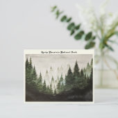 Briefkaart van het nationale park Rocky Mountain (Staand voorkant)