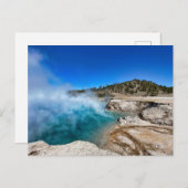 Briefkaart van het nationale park Sapphire Pool Ye (Voorkant / Achterkant)