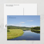 Briefkaart van het nationale park Sumava (Voorkant / Achterkant)