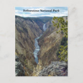Briefkaart van het nationale park van Yellowstone (Voorkant)