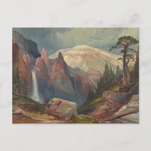 Briefkaart van het nationale park van Yellowstone (Voorkant)