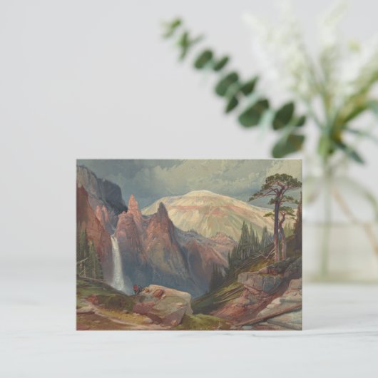 Briefkaart van het nationale park van Yellowstone (Staand voorkant)