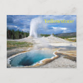 Briefkaart van het nationale park van Yellowstone (Voorkant)