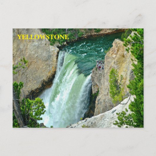 Briefkaart van het nationale park van Yellowstone (Voorkant)