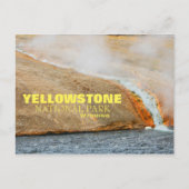 Briefkaart van het nationale park van Yellowstone (Voorkant)