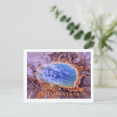 Briefkaart van het nationale park van Yellowstone (Staand voorkant)