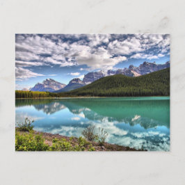 Briefkaart van het nationale park Waterfowl Lake B