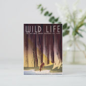 BRIEFKAART van het nationale Poster van de parken  (Staand voorkant)