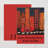 Briefkaart van het Ontwerp van de Kunst van de (Voorkant / Achterkant)