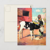  Briefkaart van het oude Boerderij (Voorkant / Achterkant)