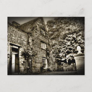 Briefkaart van het Oude Huis (B&W)