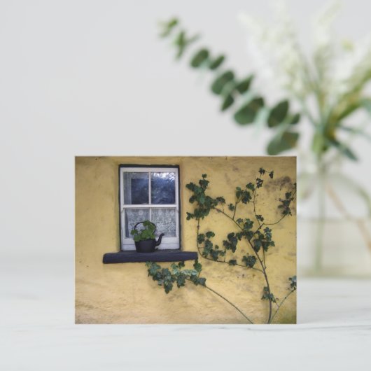 briefkaart van het oude ierse raam (Staand voorkant)