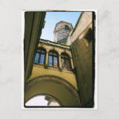 Briefkaart van het oude kwartaal van Barcelona (Voorkant)