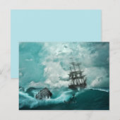 briefkaart van het oude schip (Voorkant / Achterkant)