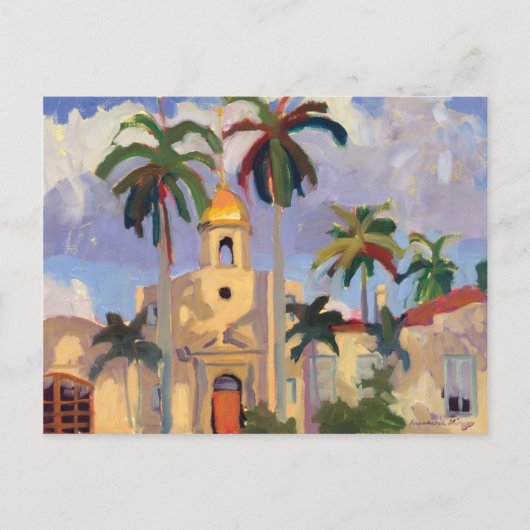 Briefkaart van het oude stadhuis (Voorkant)