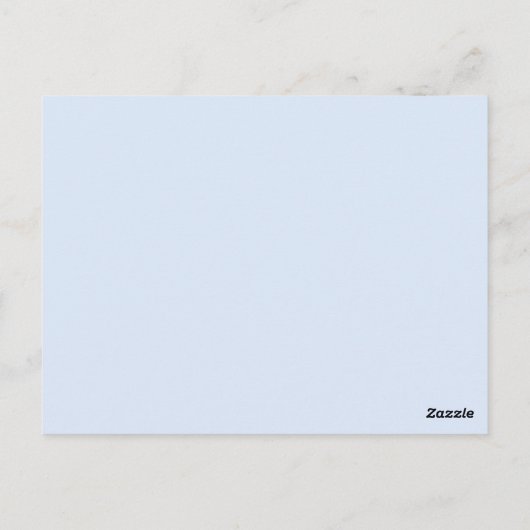 briefkaart van het paardenspoor (Achterkant)