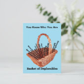 Briefkaart van het pakket betreurenswaardige woord (Staand voorkant)