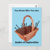 Briefkaart van het pakket betreurenswaardige woord (Voorkant / Achterkant)