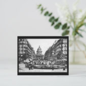  Briefkaart van het Pantheon-Parijs (Staand voorkant)